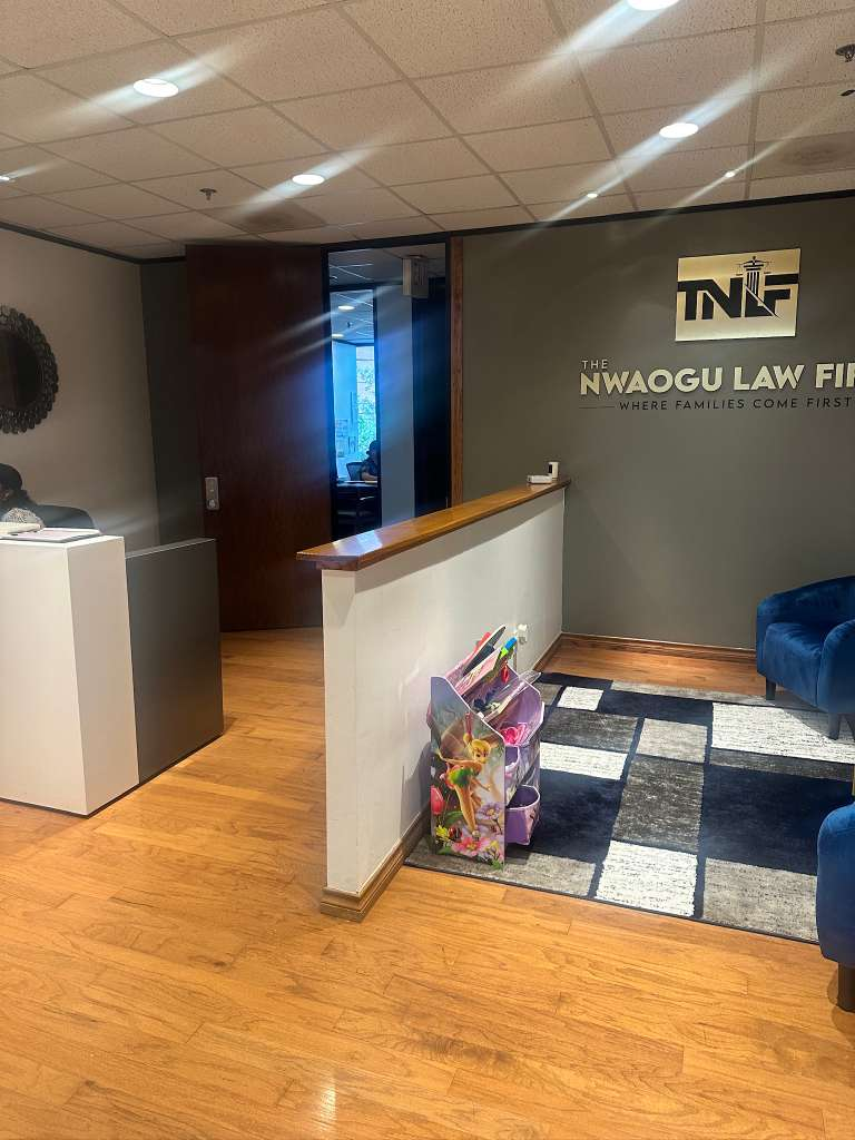 Reception of a law firm
